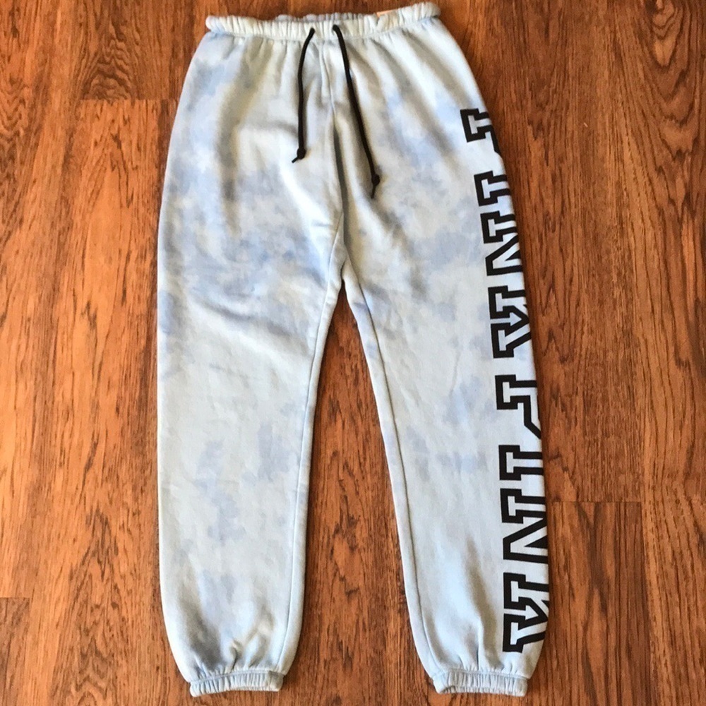 VS PINK Classic Pant - Blue/White